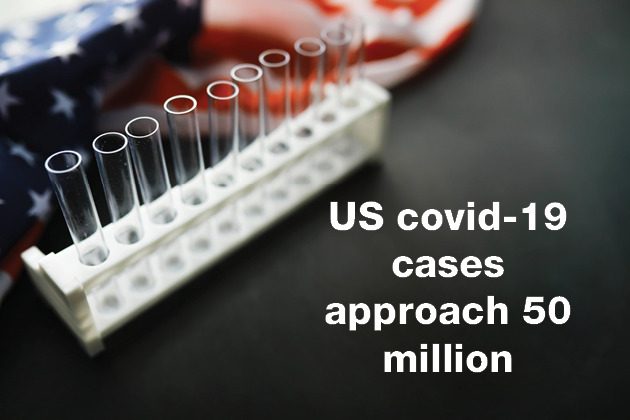 US covid-19 cases approach 50 million