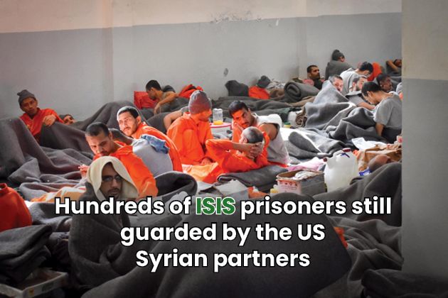 Hundreds of ISIS prisoners still guarded by the US Syrian partners